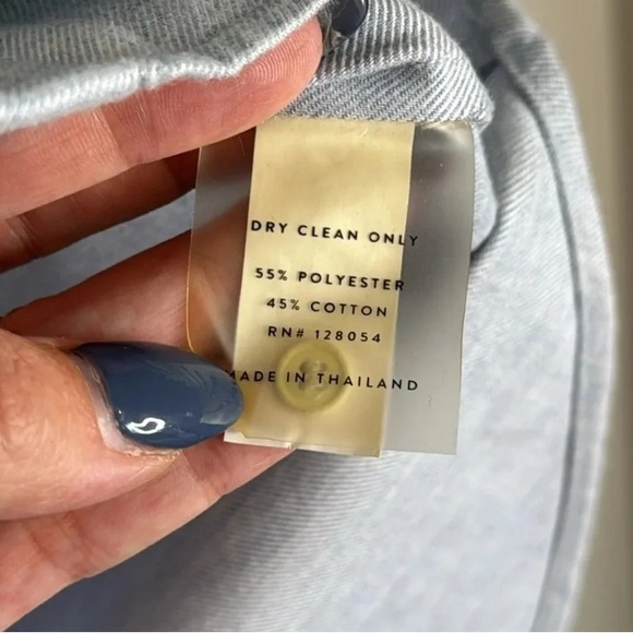 AYR Light Sky Blue Button Down Shirt Size Medium - Picture 5 of 7